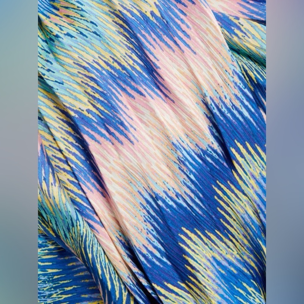 Ramy Brook Giana Chevron Handkerchief Maxi Dress - Picture 5 of 7